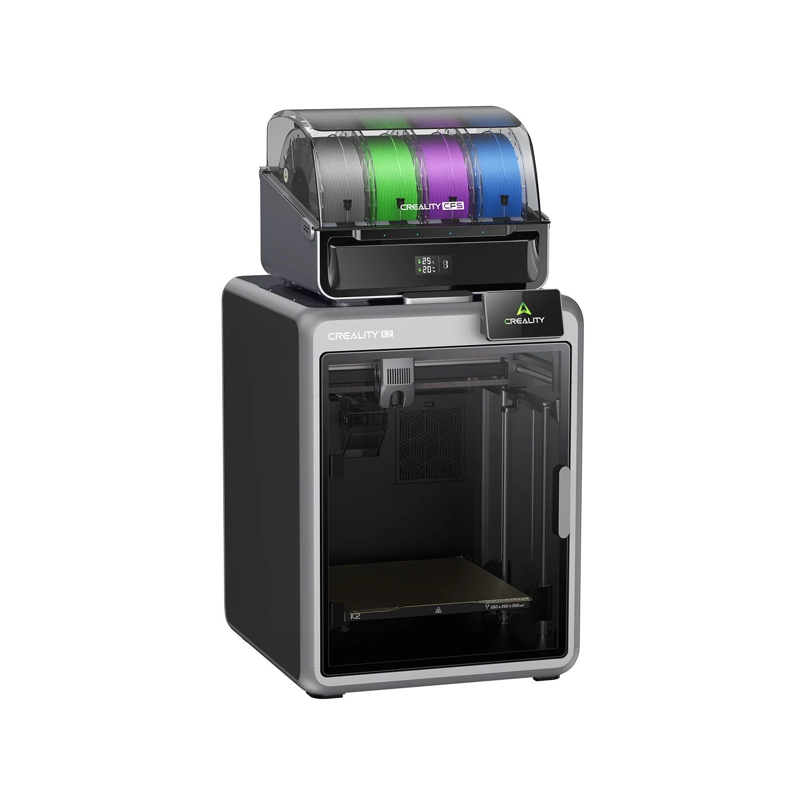 Creality 3D 3D-Drucker Creality K2 Combo mehrfarbig 3D-Drucker mit CFS, Kompatibel mit allen gängigen Filamenten