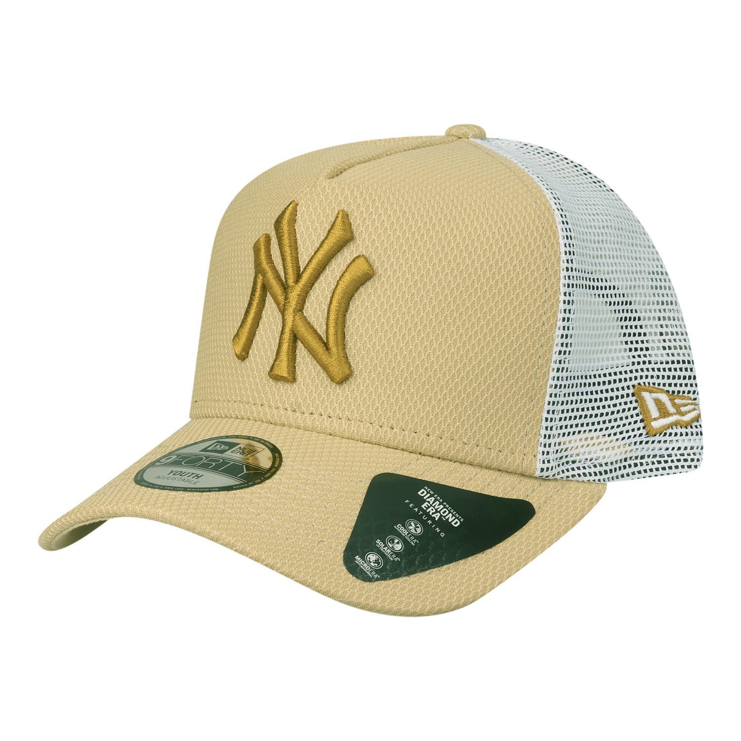 New York DIAMOND TRUCKER Baseball Cap Era Yankees New Gold