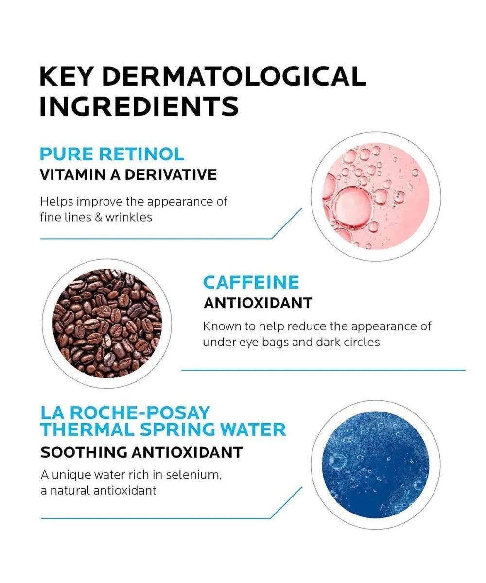 La Roche-Posay Augencreme La Roche-Posay Pigmentclar Augenpflege, 1-tlg., Pigmentclar Augenpflege, Empfindliche Haut