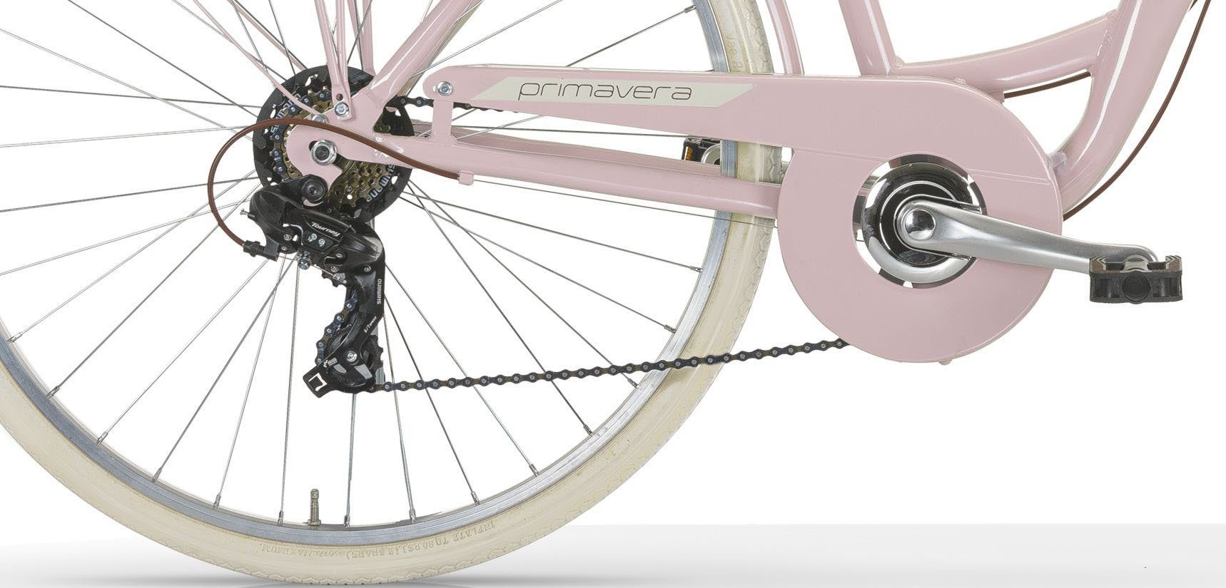 MBM City bike NEW Primavera, 6-speed Shimano TY300 derailleur, derailleur gears, for women, derailleur gears