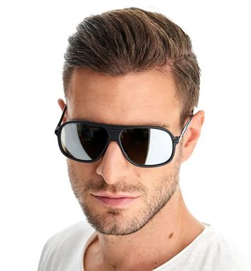 BOSS Sonnenbrille HUGO BOSS EYEWEAR Sonnenbrille Sunglasses Glasses Brille Black Piloten