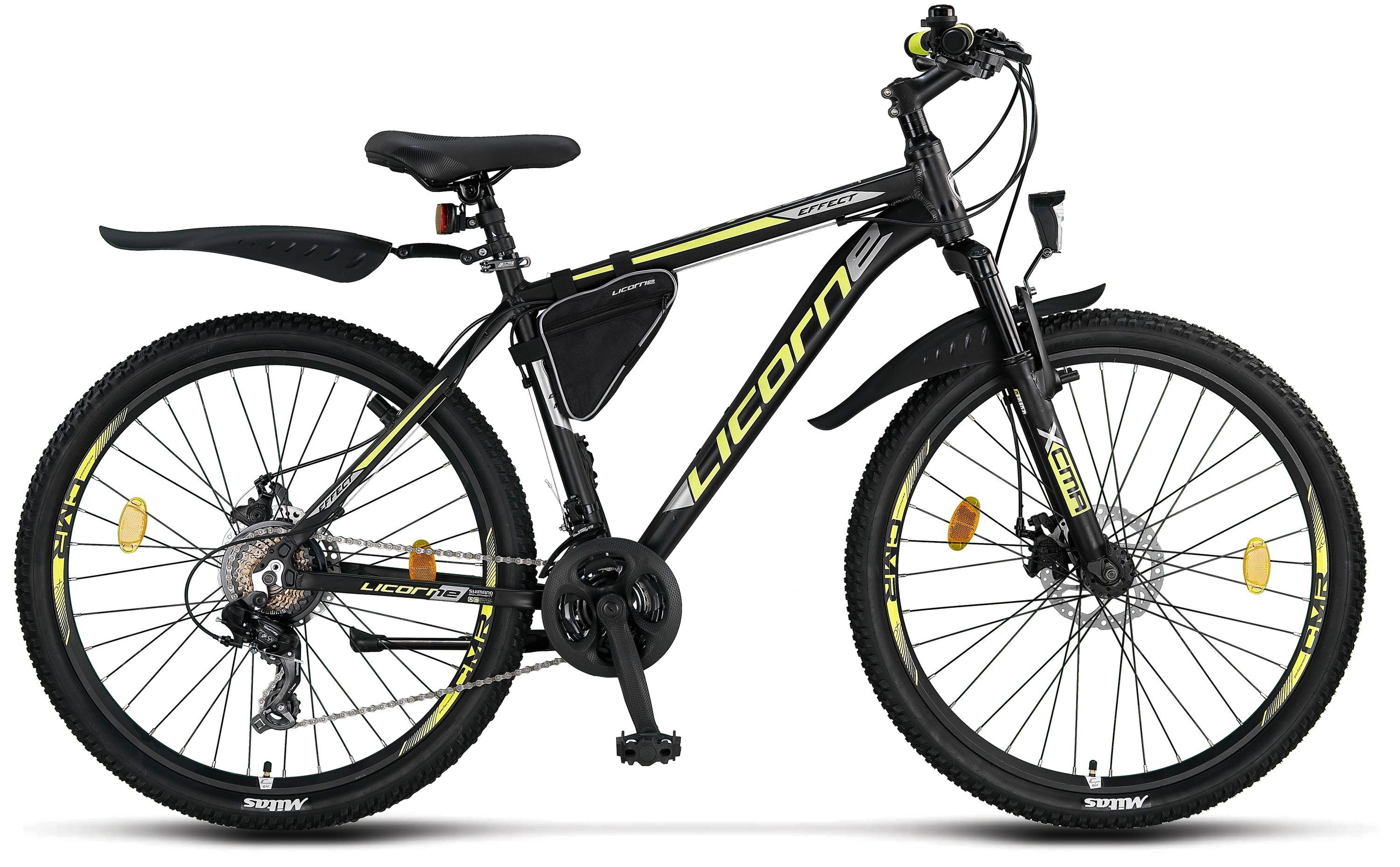 Licorne Bike Mountainbike »Licorne Bike Effect Premium Mountainbike in 26,  27,5 und 29 Zoll - Fahrrad für Jungen, Mädchen, Herren und Damen - Shimano  21 Gang-Schaltung - Herrenrad« online kaufen | OTTO