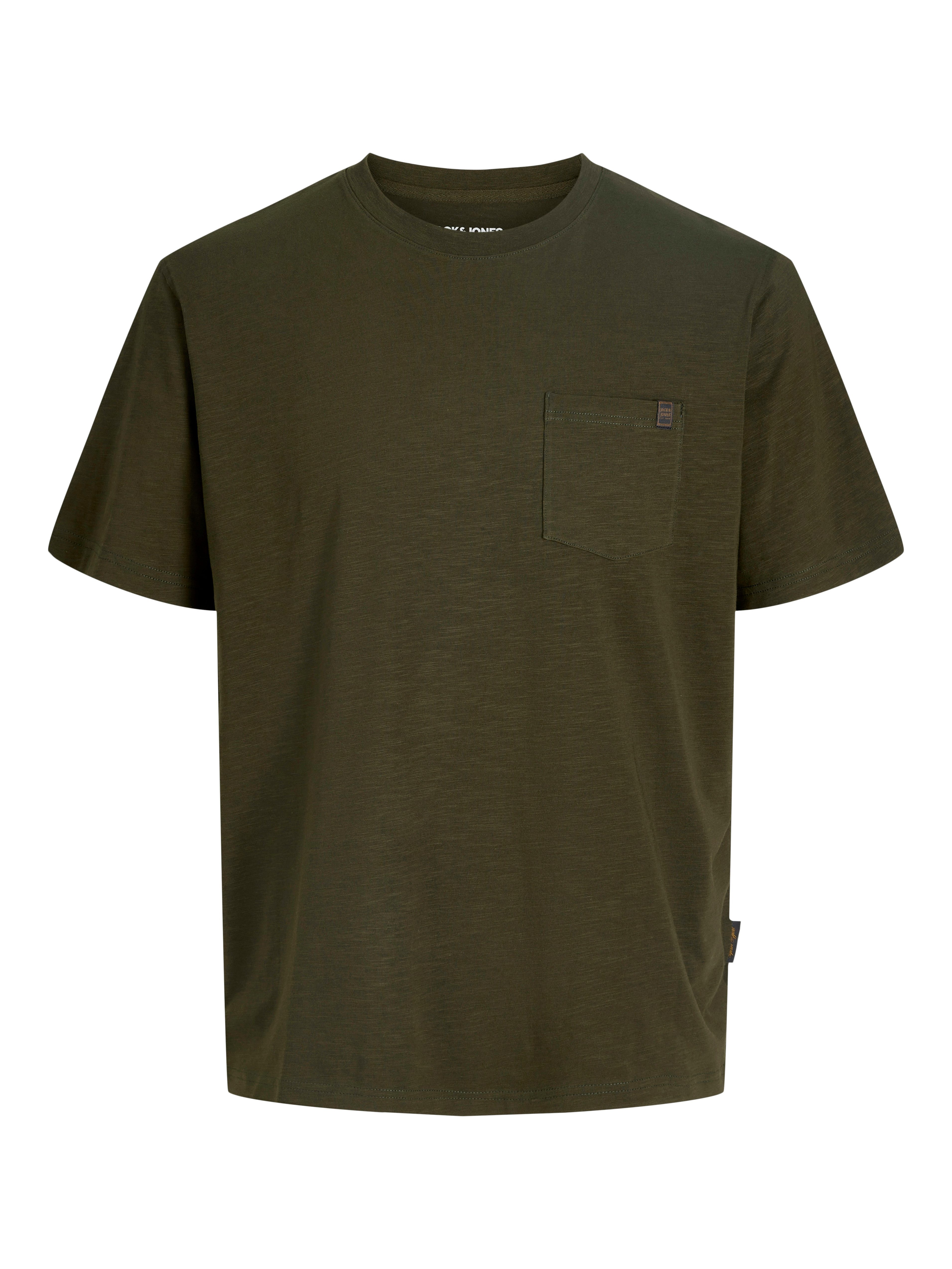 Jack & Jones Kurzarmshirt JJEDOVER SLUB TEE SS NOOS Baumwollmischung, relaxed fit – Bild 4 von 5