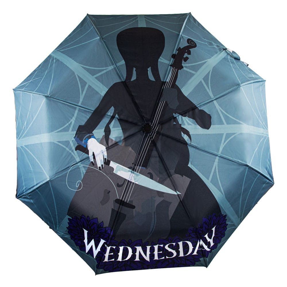 Cinereplicas Taschenregenschirm Wednesday Regenschirm Wednesday with Cello