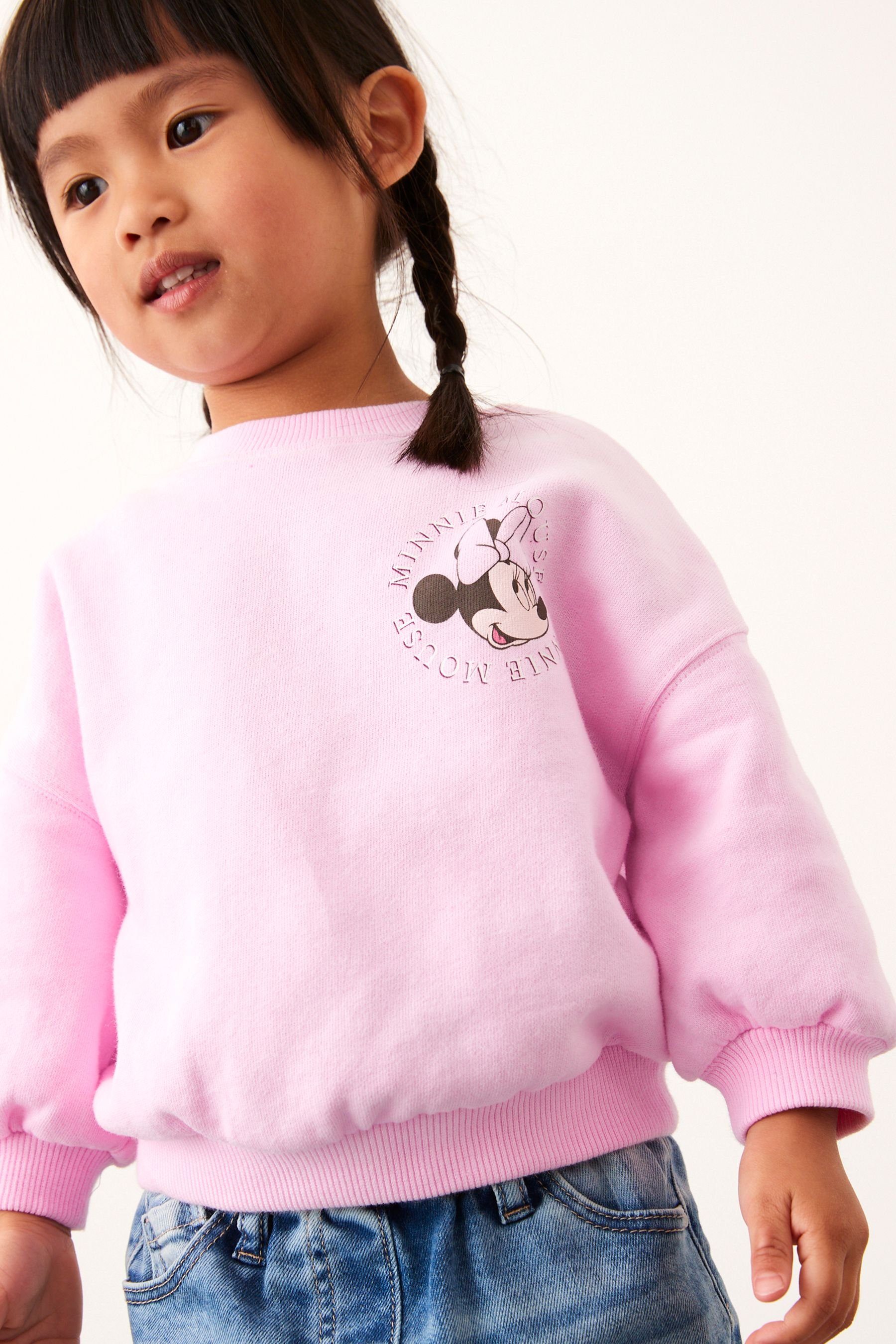 Next Sweatshirt Disney Sweatshirt Minnie (1-tlg) Pink Mouse