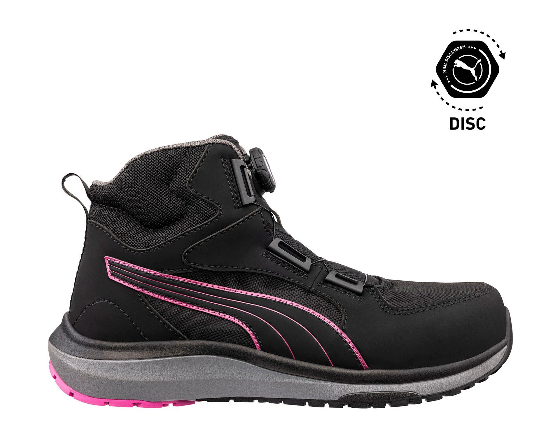 PUMA Safety PUMA SAFETY ASPIRE DISC MID Sicherheitsschuh S3S ESD Sicherheitsschuh Ölbeständige Laufsohle