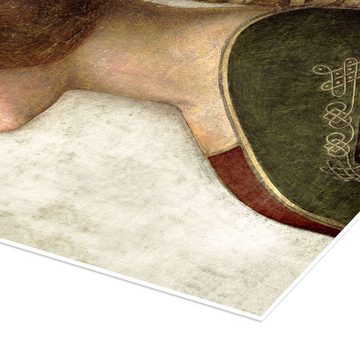 Posterlounge Poster Leonardo da Vinci, La Bella Principessa, Malerei