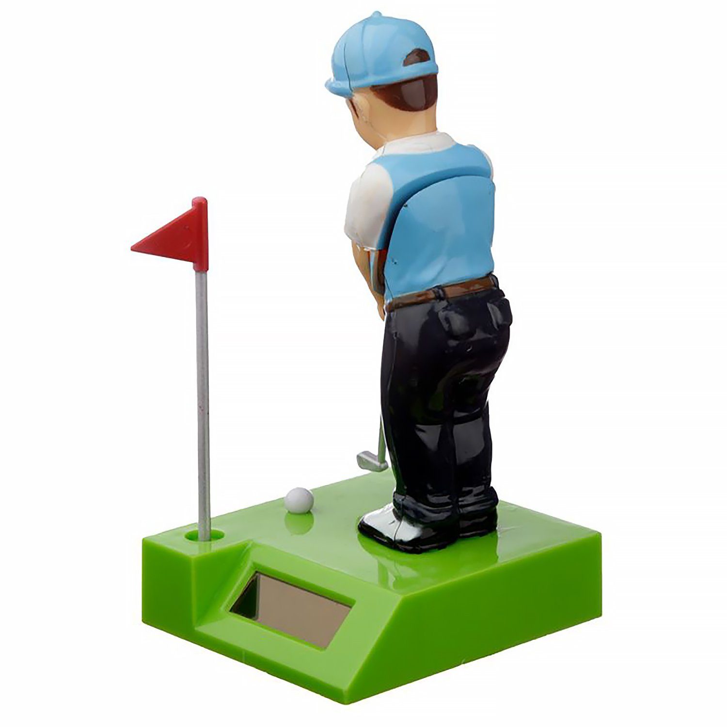 Puckator Actionfigur Golfspieler Solar Wackelfigur – Bild 4 von 5
