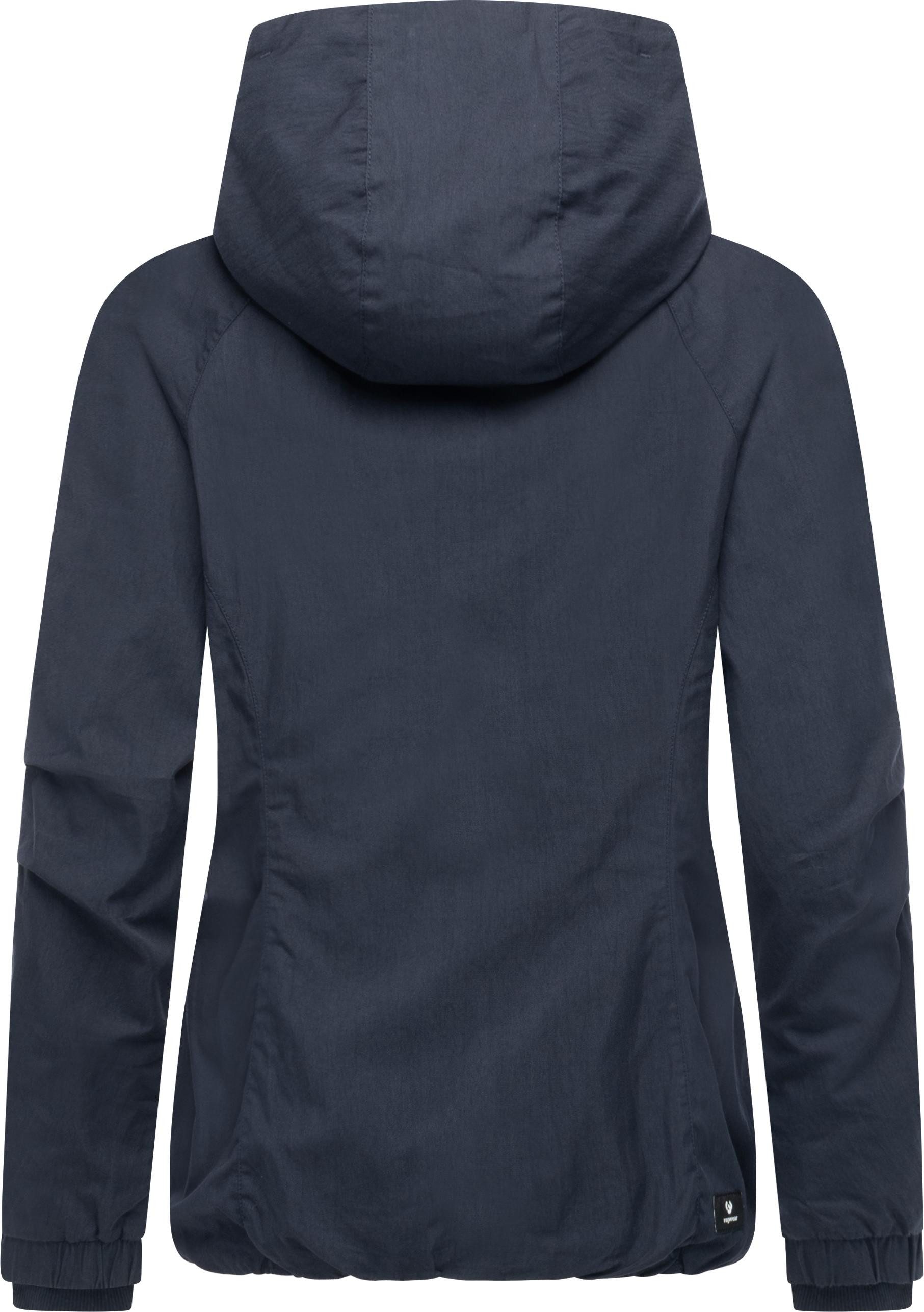 Ragwear Outdoorjacke Dizzie A YOUMODO Leichte Übergangsjacke mit großer Kapuze