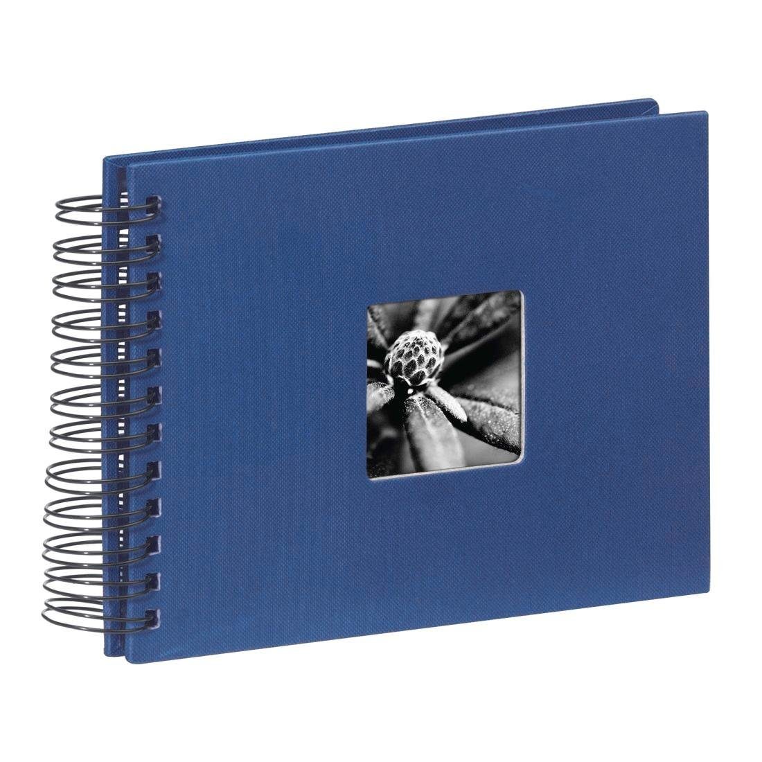 Hama Fotoalbum Fine 24 50 Seiten, Blau Art, x Photoalbum 17 cm