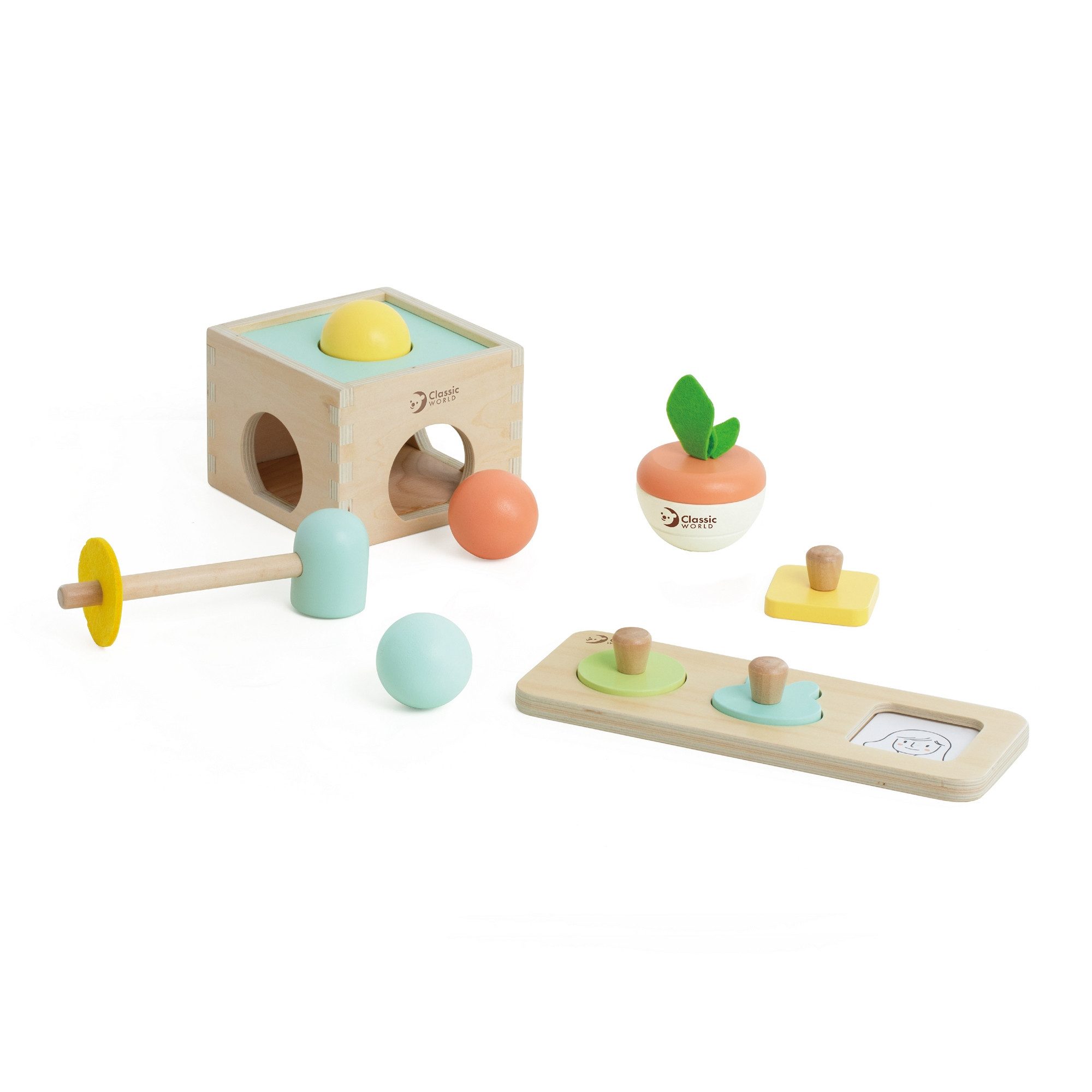 Classic World Spielesammlung Classic World - Geschenkbox 6M+ - 53x15,1x9cm - ab 6 Monaten