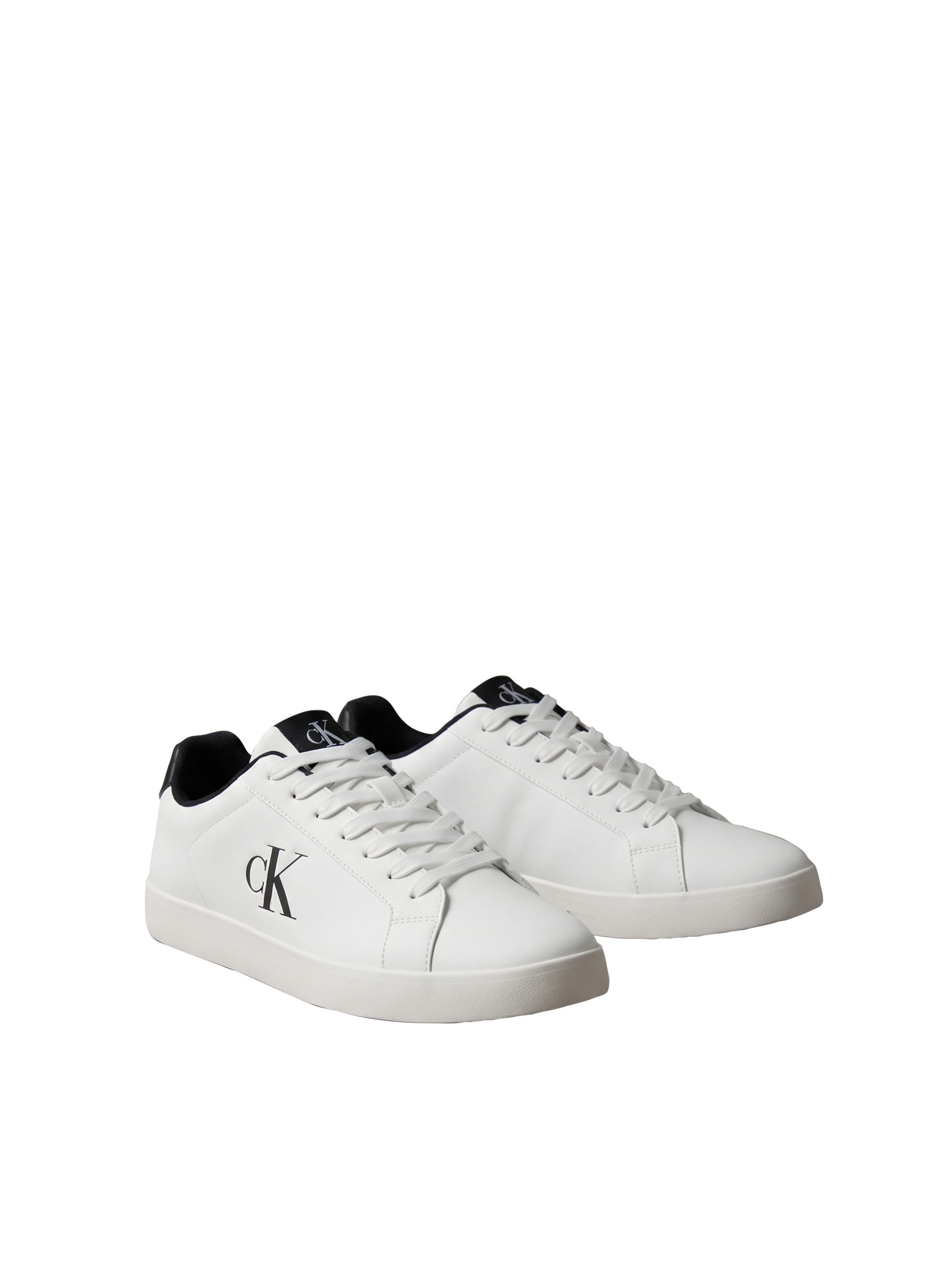 Calvin Klein 3 CUPSOLE DERBY PU SMO Sneaker Schnürschuh, Freizeitsneaker mit CK-Logoprägung