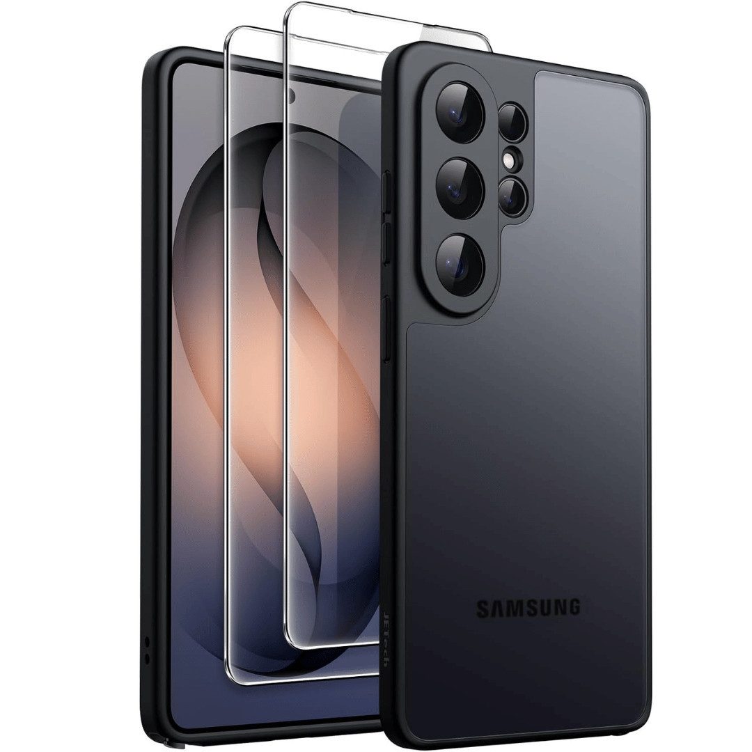 SmartUP Smartphone-Hülle + 2X Schutzglas für Samsung Galaxy S26 Ultra 5G Panzerfolie Display 9H 6,9 Zoll, kompletter Rundumschutz