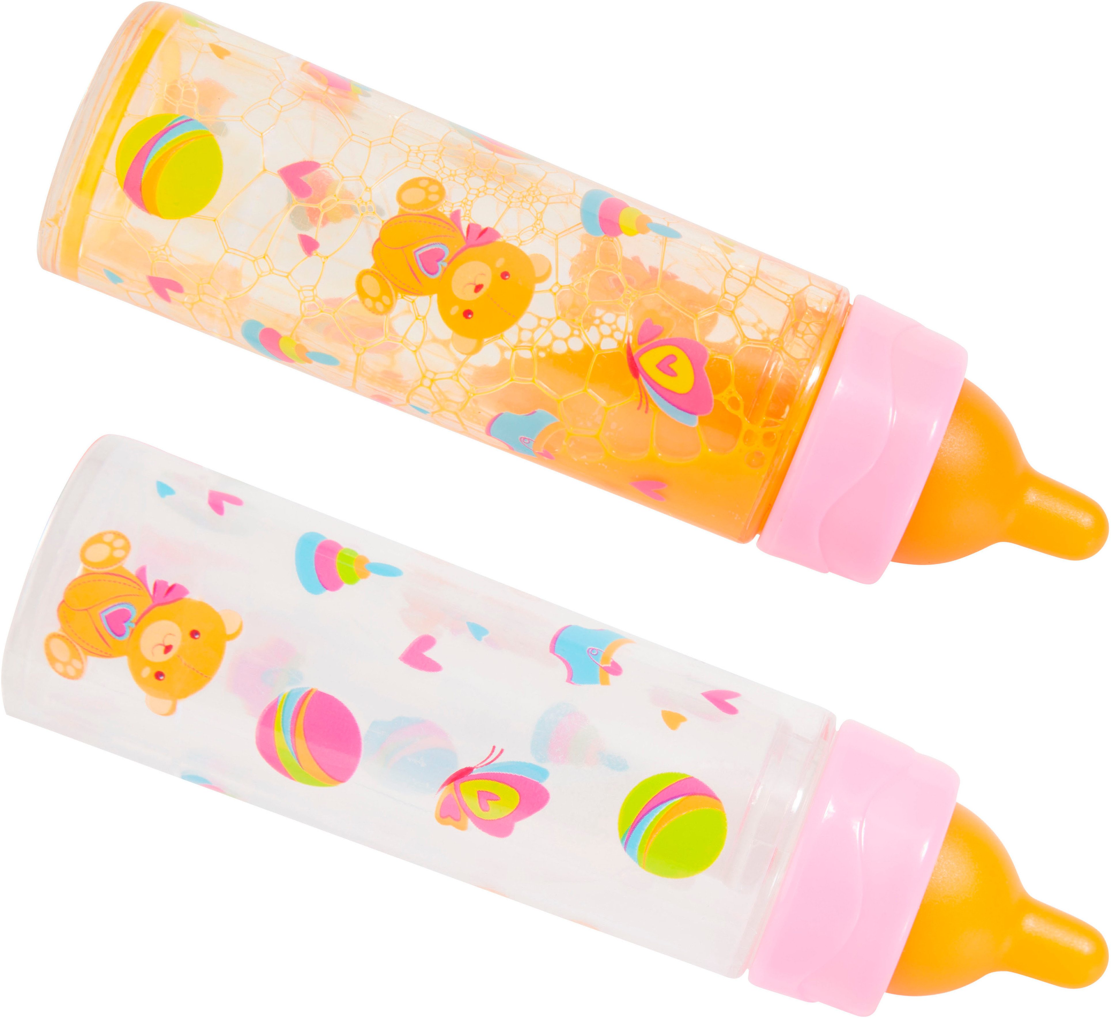 Bayer Puppen Accessoires-Set Puppen-Fläschchen Milch und Orange, (Set, 2-tl günstig online kaufen