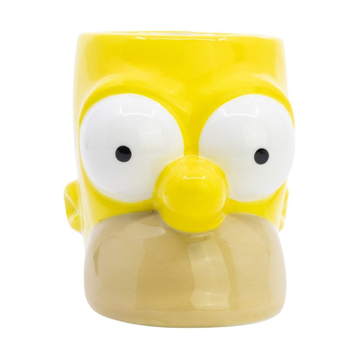 The Simpsons Tasse Homer Keramikbecher 3D Design in Box für Alltag und Freizeit, Keramik