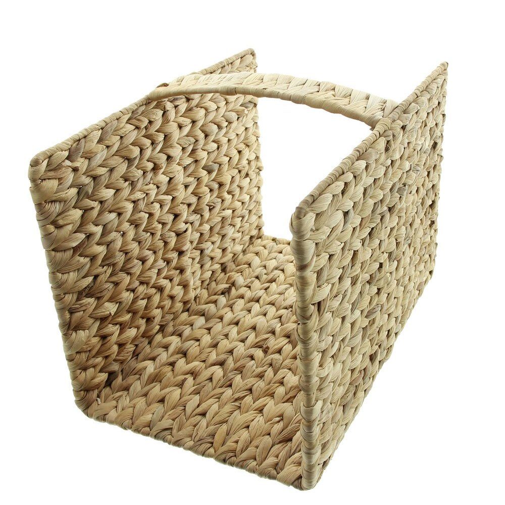 Home-trends24.de Kaminholzkorb Kaminholzkorb Holz Korb Kamin Wasserhyazinthe Brennholz Aufbewahrung