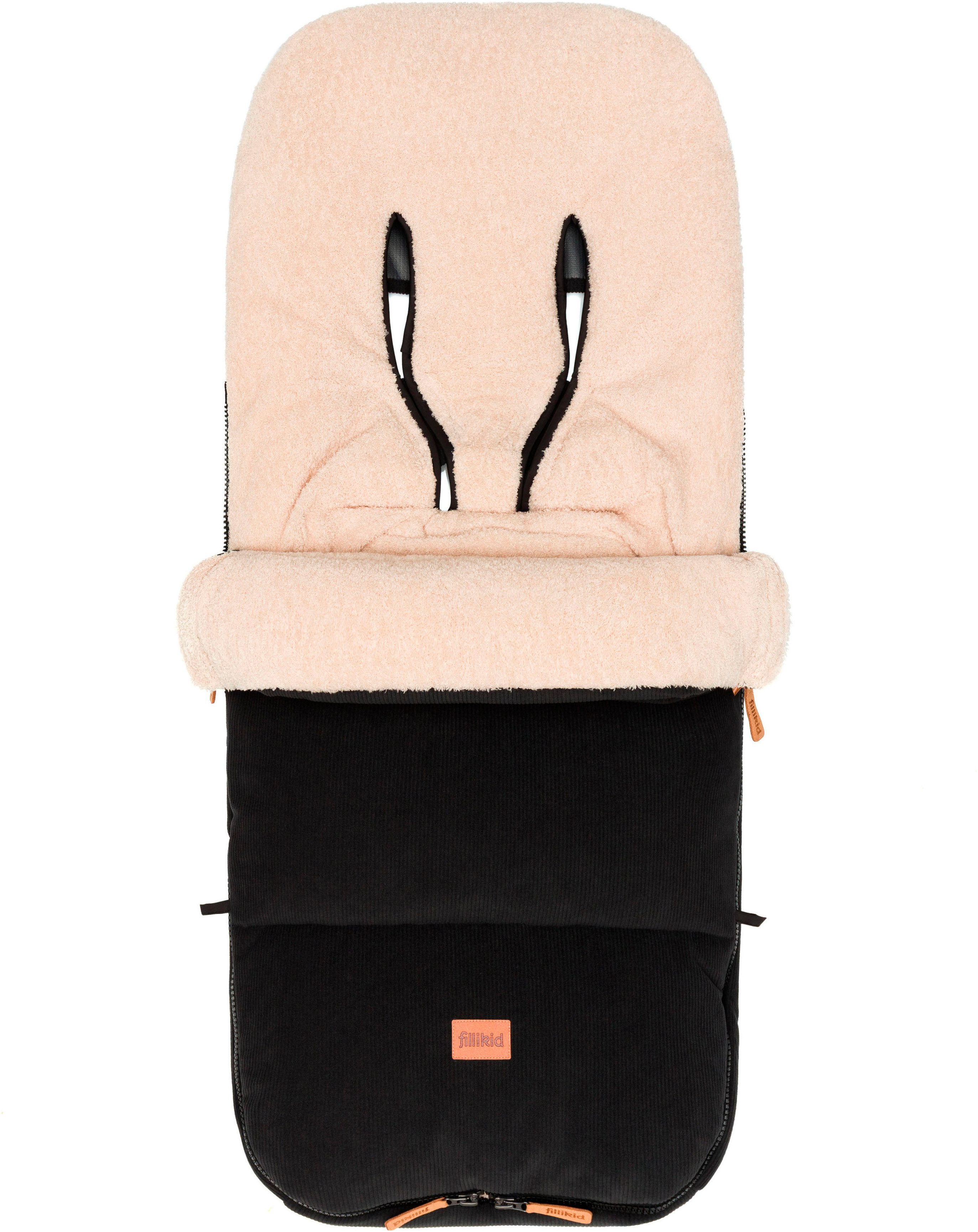 Fillikid Fußsack Kinley Cord/Teddyplüsch, Winterfußsack