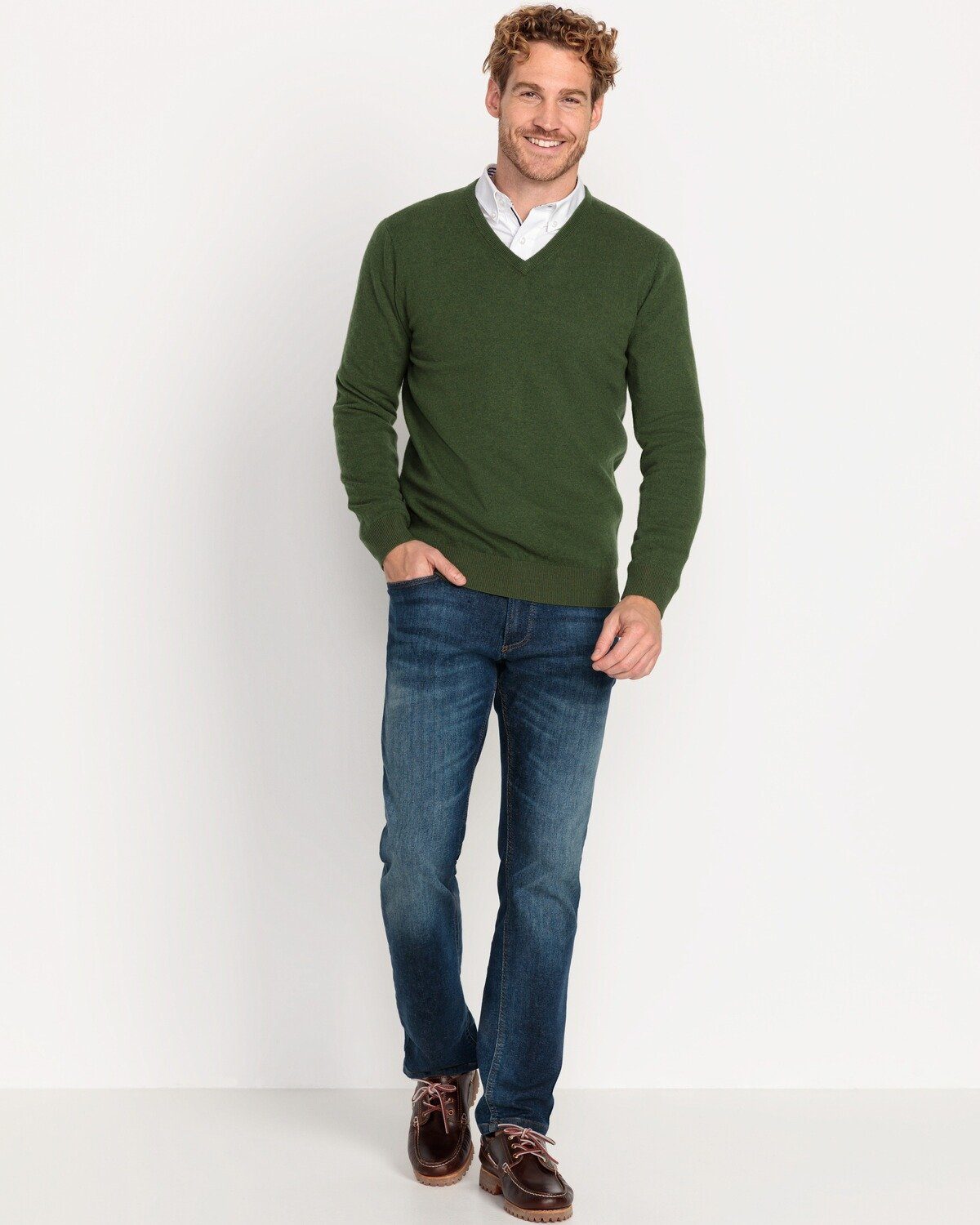 Highmoor Strickpullover V-Pullover