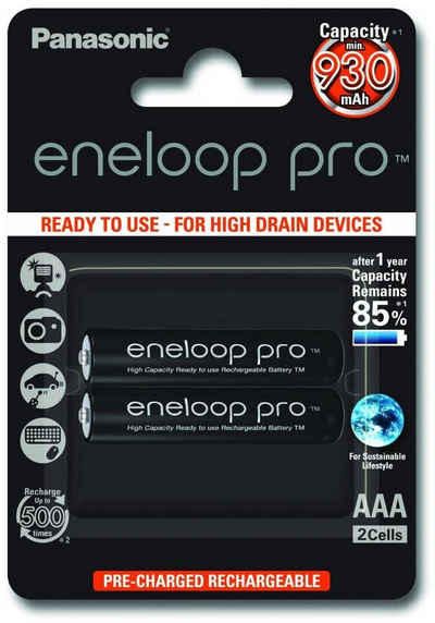 Panasonic eneloop Pro Micro AAA 930mAh 2er Batterie