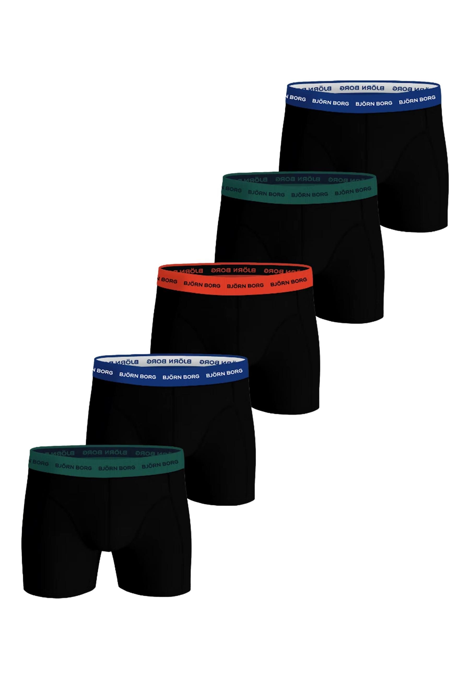 Björn Borg Boxershorts Boxershorts Unterhosen Stretch Boxers 5-pack (5-St)