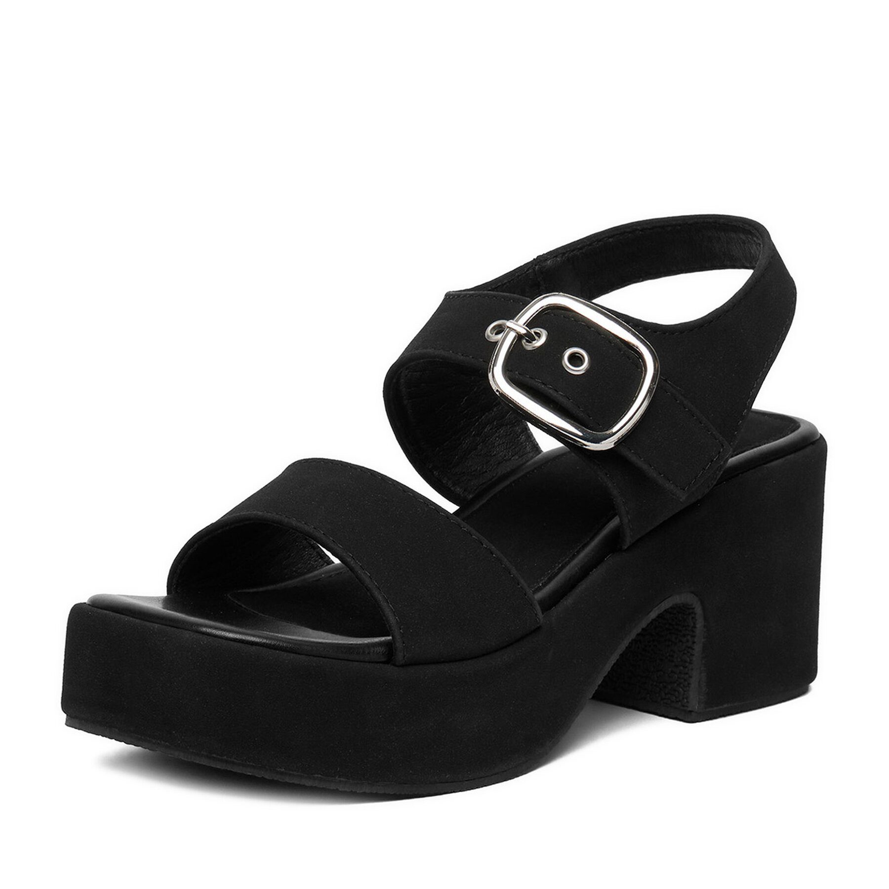 DeeZee Deezee Damen-Sandalen Schwarz Sandale – Bild 3 von 4