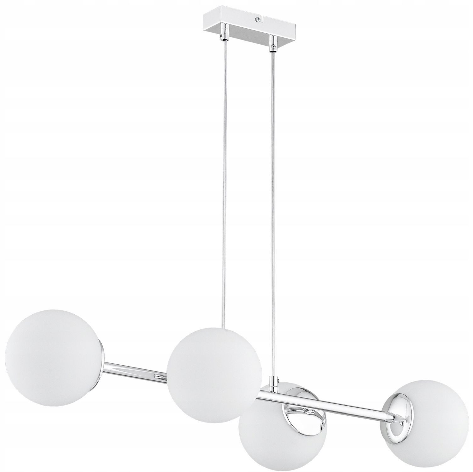 Licht-Erlebnisse Pendelleuchte KAIDA, ohne Leuchtmittel, E27 H: max. 100 cm Kugel Schirm Modern Pendelleuchte