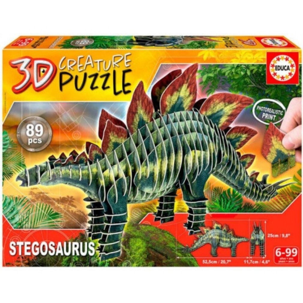 Educa 3D-Puzzle STEGOSAURUS 3D KREATUR PUZZLE 19184, Puzzleteile