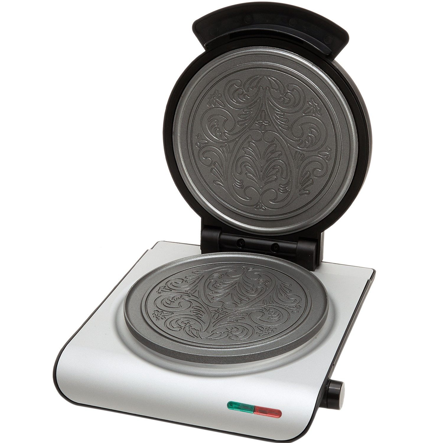 1000 MIRROWS Waffelplatten Gusseisen-Einzeldiamant, 1000 W, 908,6, Aluminium, Edelstahl, (Nein), Antihaftbeschichtung, 1000W, Hallingdal Muster