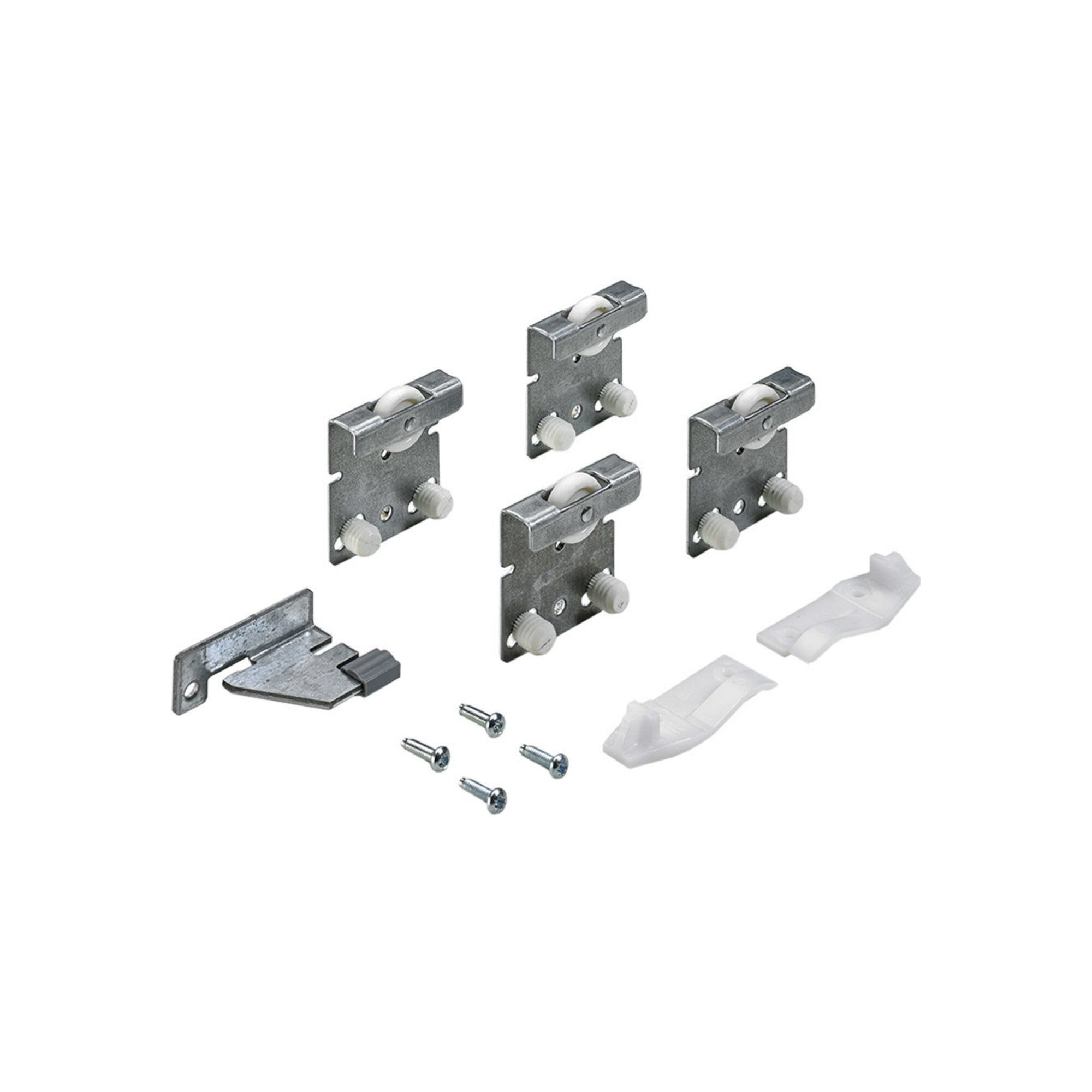 Hettich Türbeschlag Hettich Schiebetürbeschlag Top Line 27 2-türig Komplett-Set 25kg DIN L