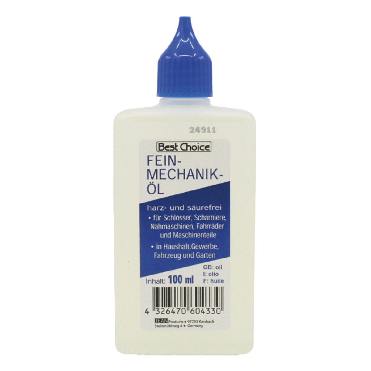 Osma Feinmechaniköl 3X Feinmechaniköl 100ml Nähmaschinenöl Universal Kettenöl Fahrradöl, 300 g