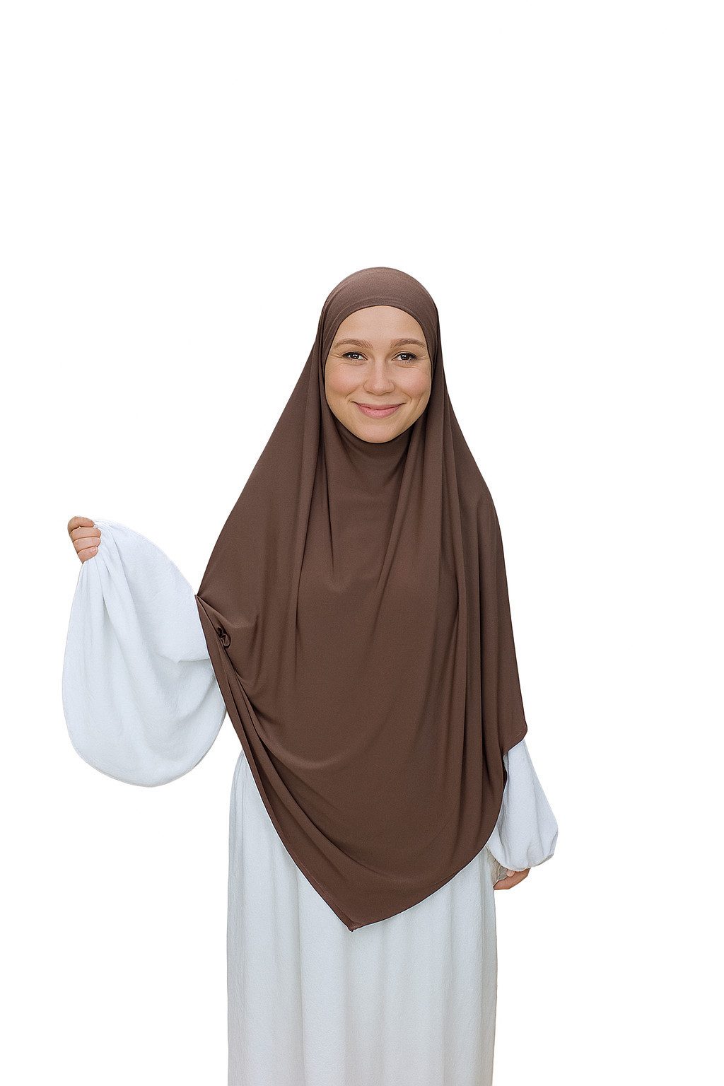 Aymasal Kopftuch Jersey premium Khimar BAYLA Einlagiger Jersey Khimar Hijab günstig online kaufen