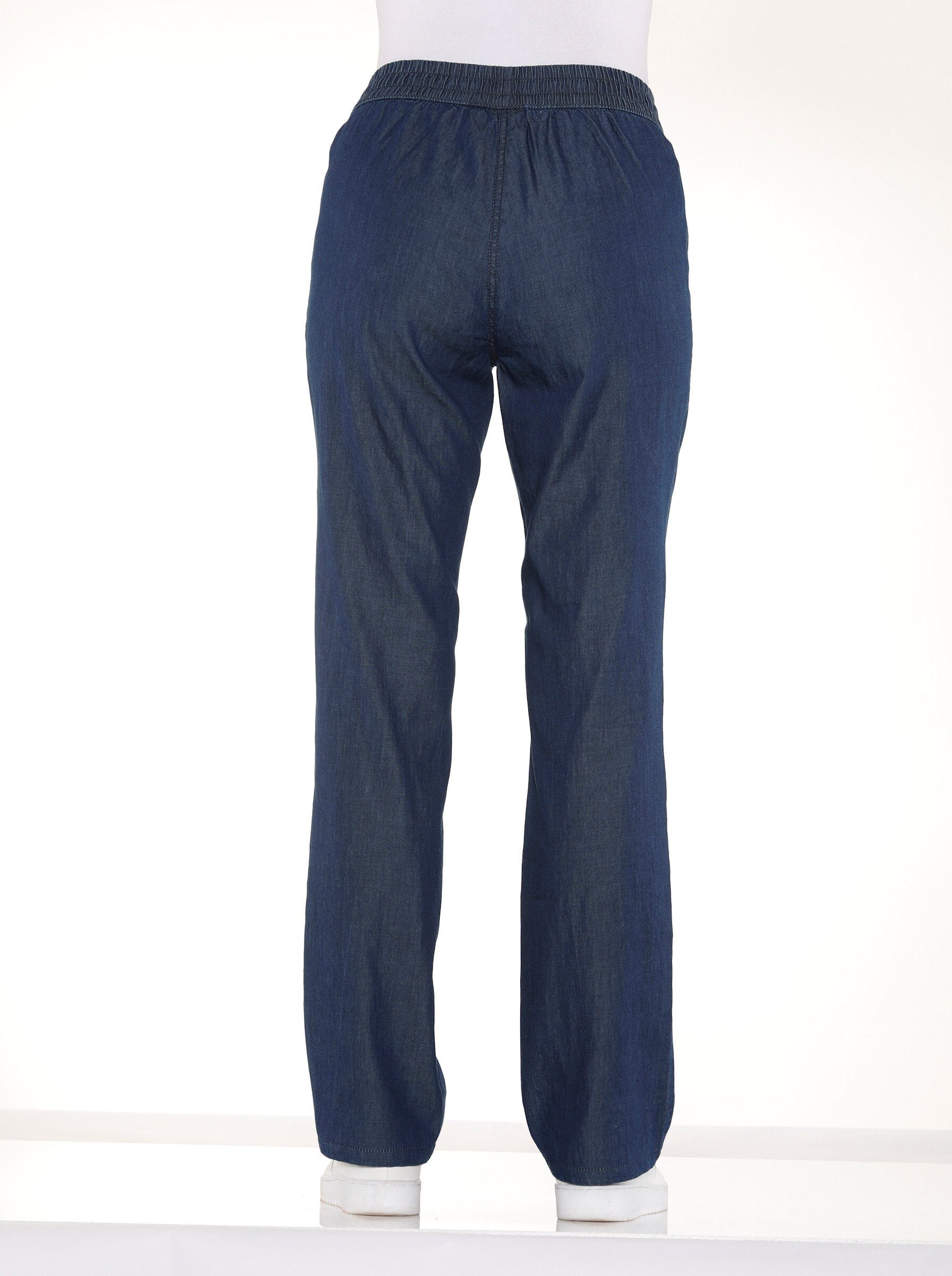 Sieh an! Bequeme blue-stone-washed Jeans