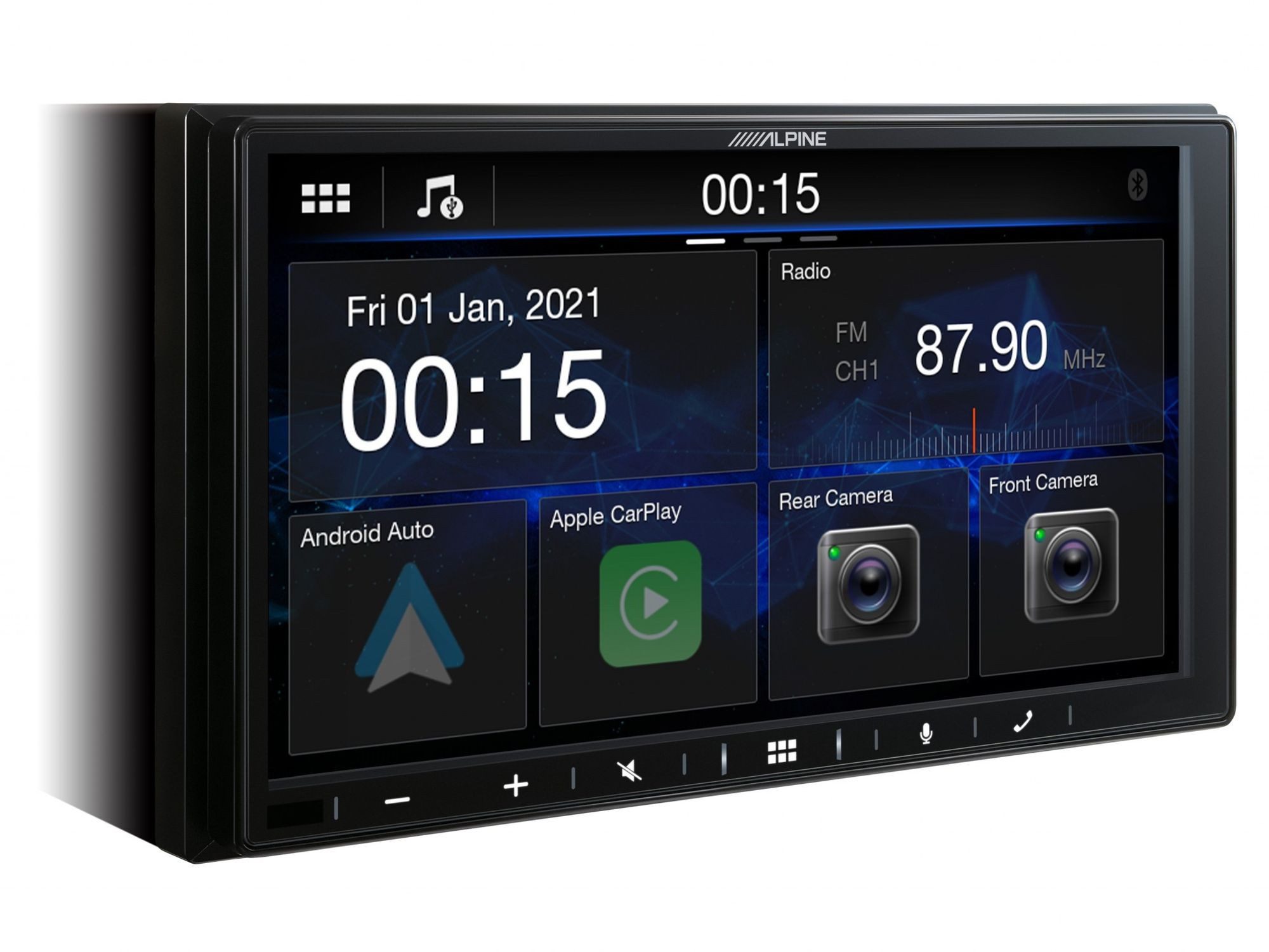 ALPINE ILX-W690D 2DINradio Digital Media Station Bildschirm DAB+ Android Autoradio (Freisprecheinrichtung)