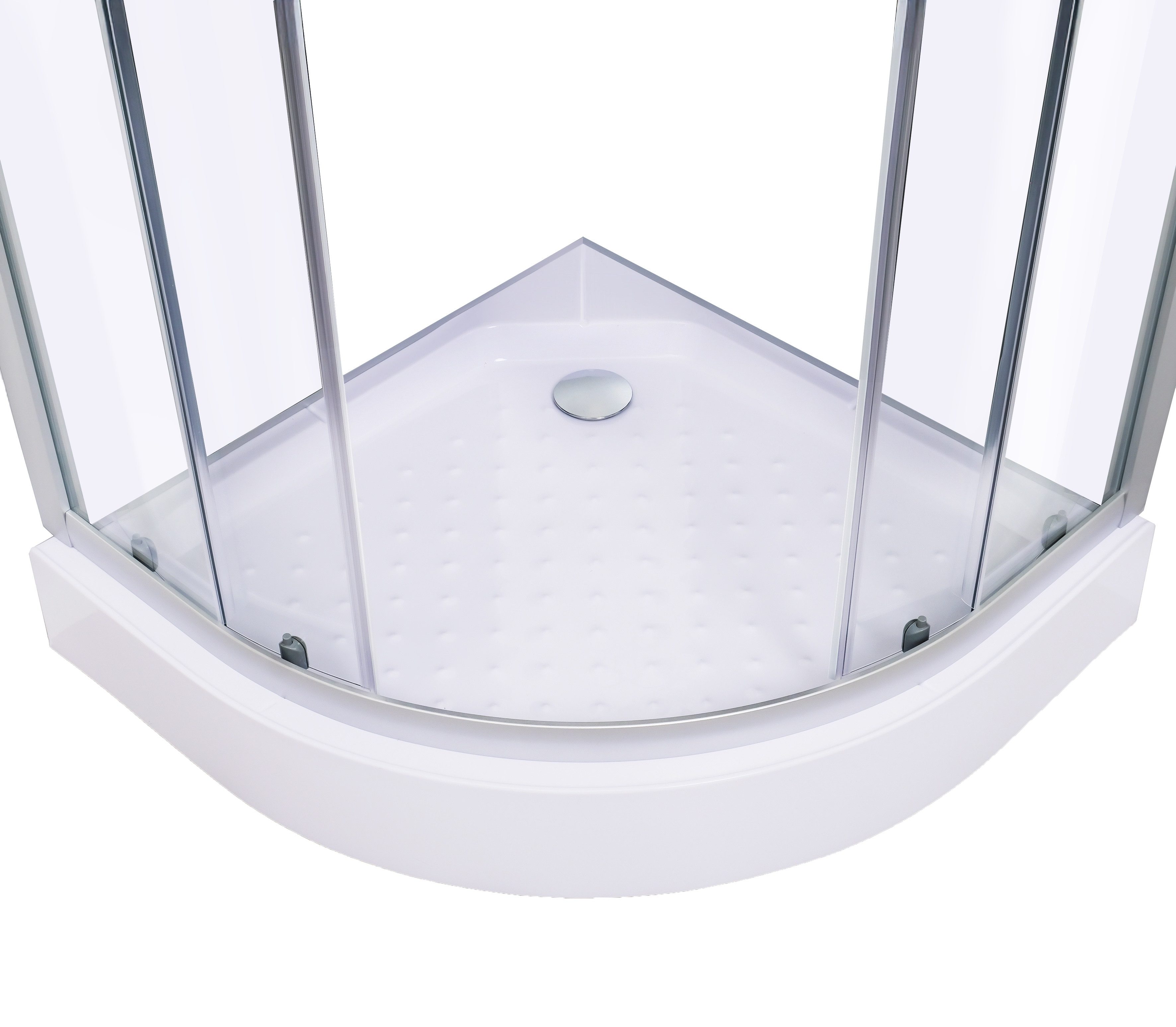 Belvit Eckdusche BV-DK2-9090, BxT: 90x90 cm, 1-tlg., Belvit Duschkabine Vie günstig online kaufen