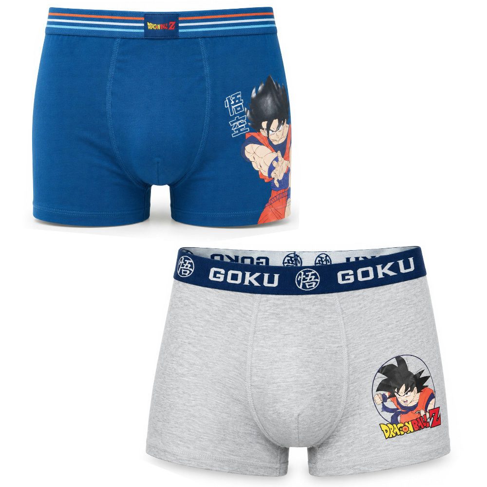 Dragon Ball Boxershorts Dragonball Goku Herren Boxershorts Unterhose 2er Pack Gr. S bis XXL (2-St)