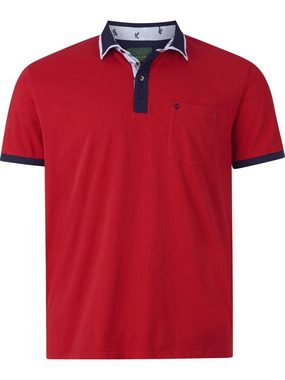 Charles Colby Poloshirt EARL SPENCER stylische Details in Chambray