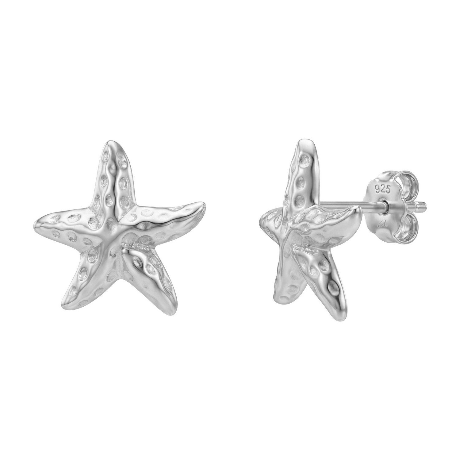 Amor Paar Ohrstecker Schmuck, Geschenk, Seestern-Optik
