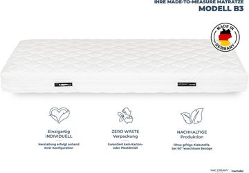 Kaltschaummatratze Mac Dreamy de Luxe, machalke®, 20 cm hoch, Premium Matratze in verschiedenen Größen, luxuriöse Wendematratze