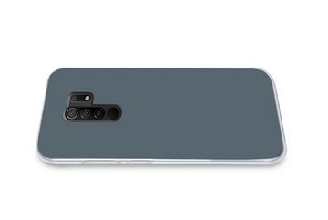 MuchoWow Handyhülle Farben - Blau - Innen, Phone Case, Handyhülle Xiaomi Redmi 9, Silikon, Schutzhülle