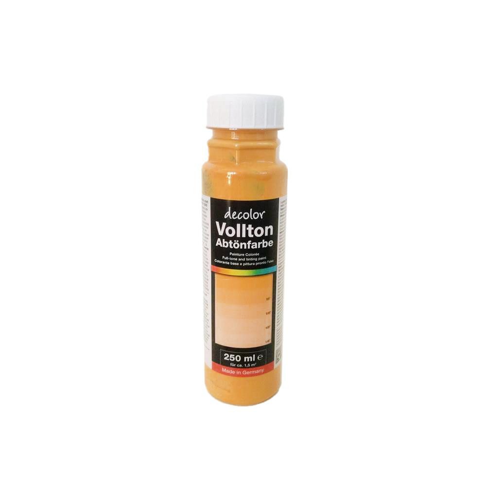 PUFAS Vollton- und Abtönfarbe decolor Abtönfarbe, Goldocker/Apricot 250 ml