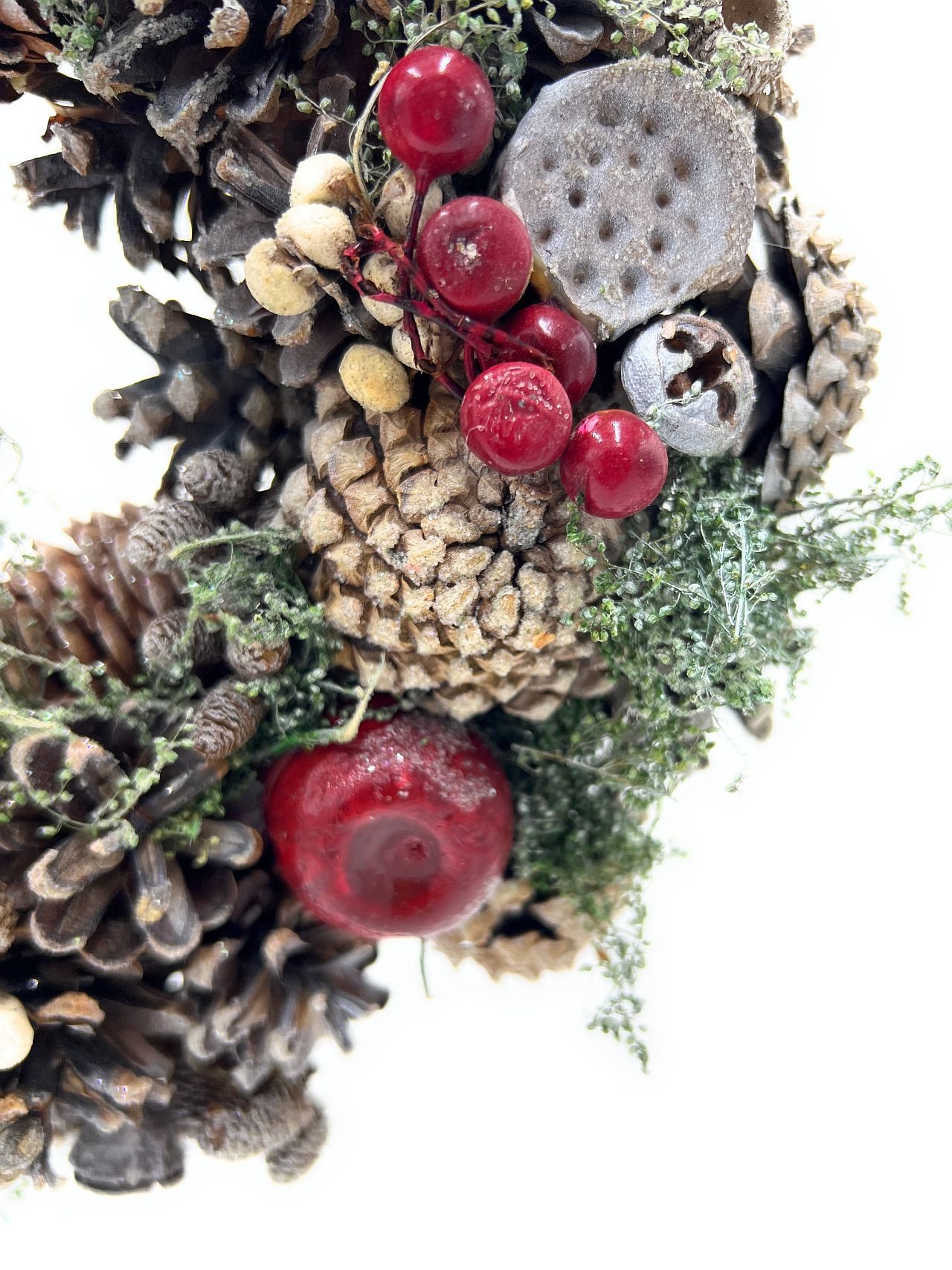 Small-Preis Dekokranz Tür- oder Tischkranz aus Zapfen mit Adventsduft – Han günstig online kaufen