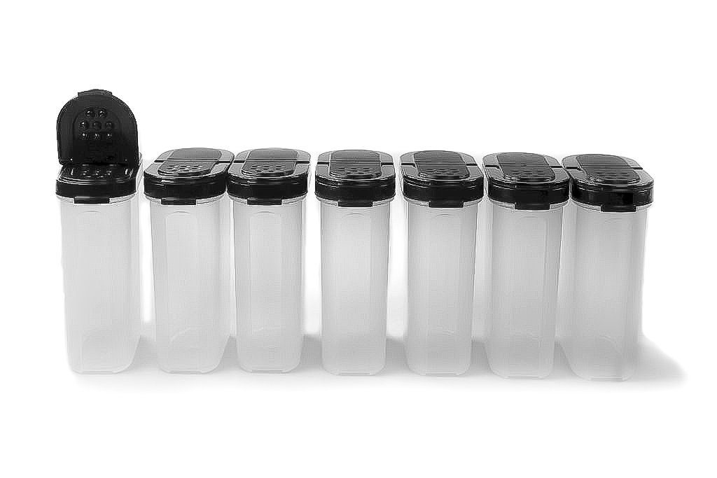TUPPERWARE Vorratsdose Gewürz-Riese 270 ml (7) Gewürzbehälter + SPÜLTUCH