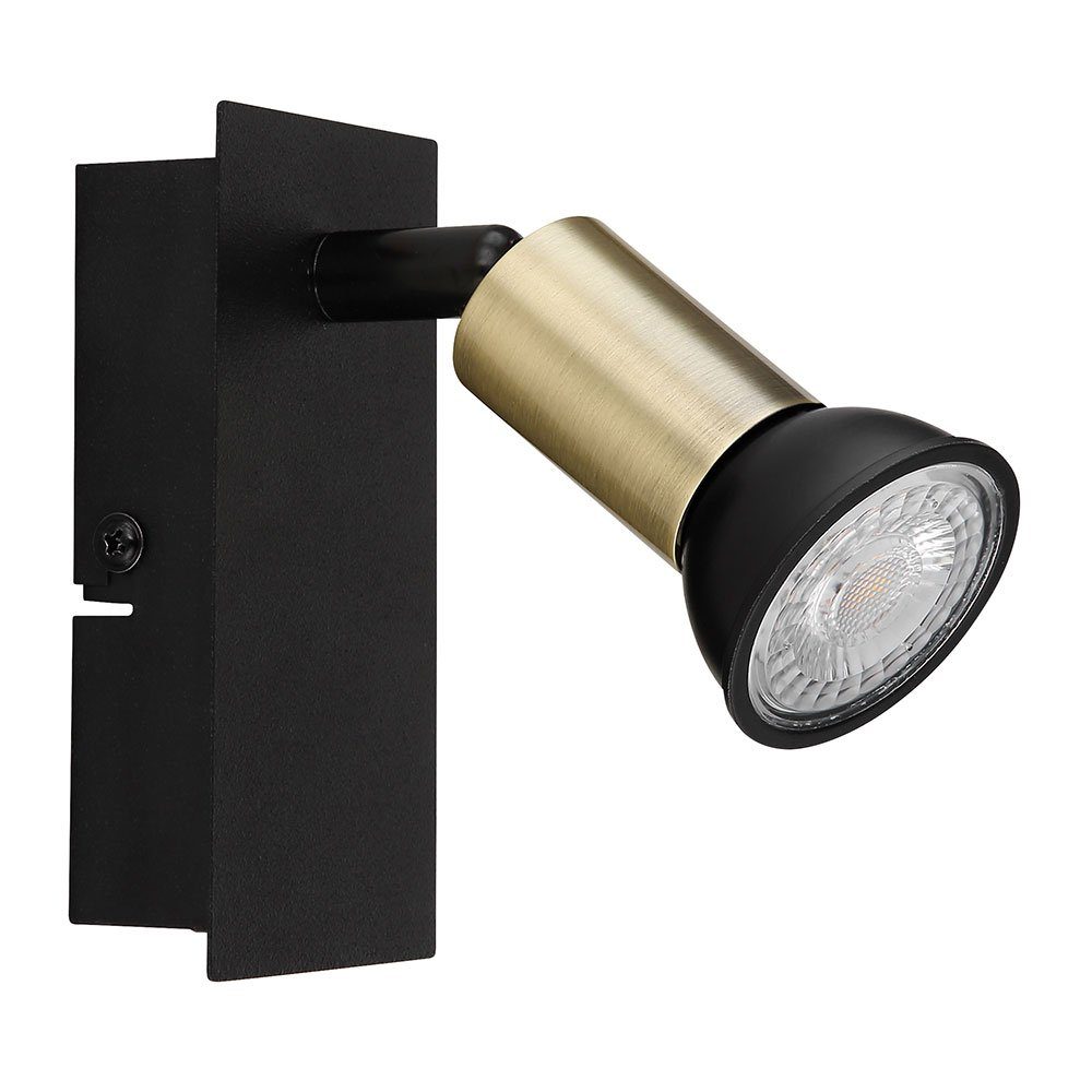 GLOBO LIGHTING Wandleuchte, Leuchtmittel nicht inklusive, Wandlampe Strahler Leuchte beweglich Schlafzimmerleuchte Flurlampe