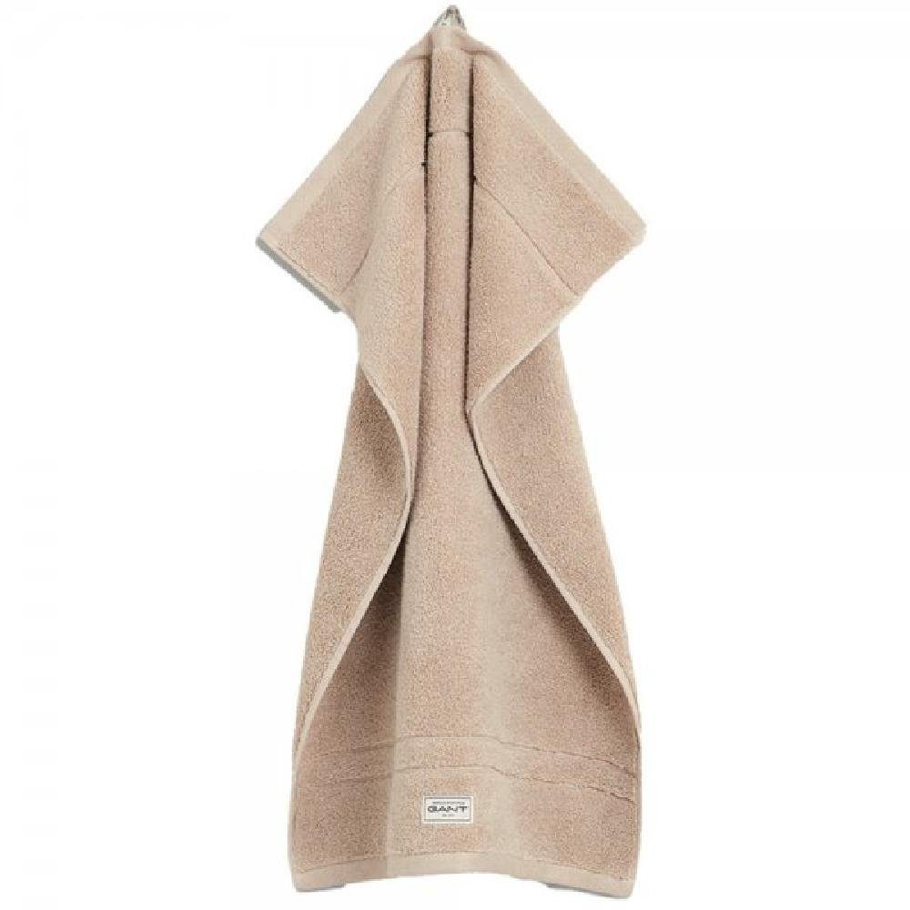 Gant Badetücher Gant Home Handtuch Premium Towel Silver Sand (50x100cm)