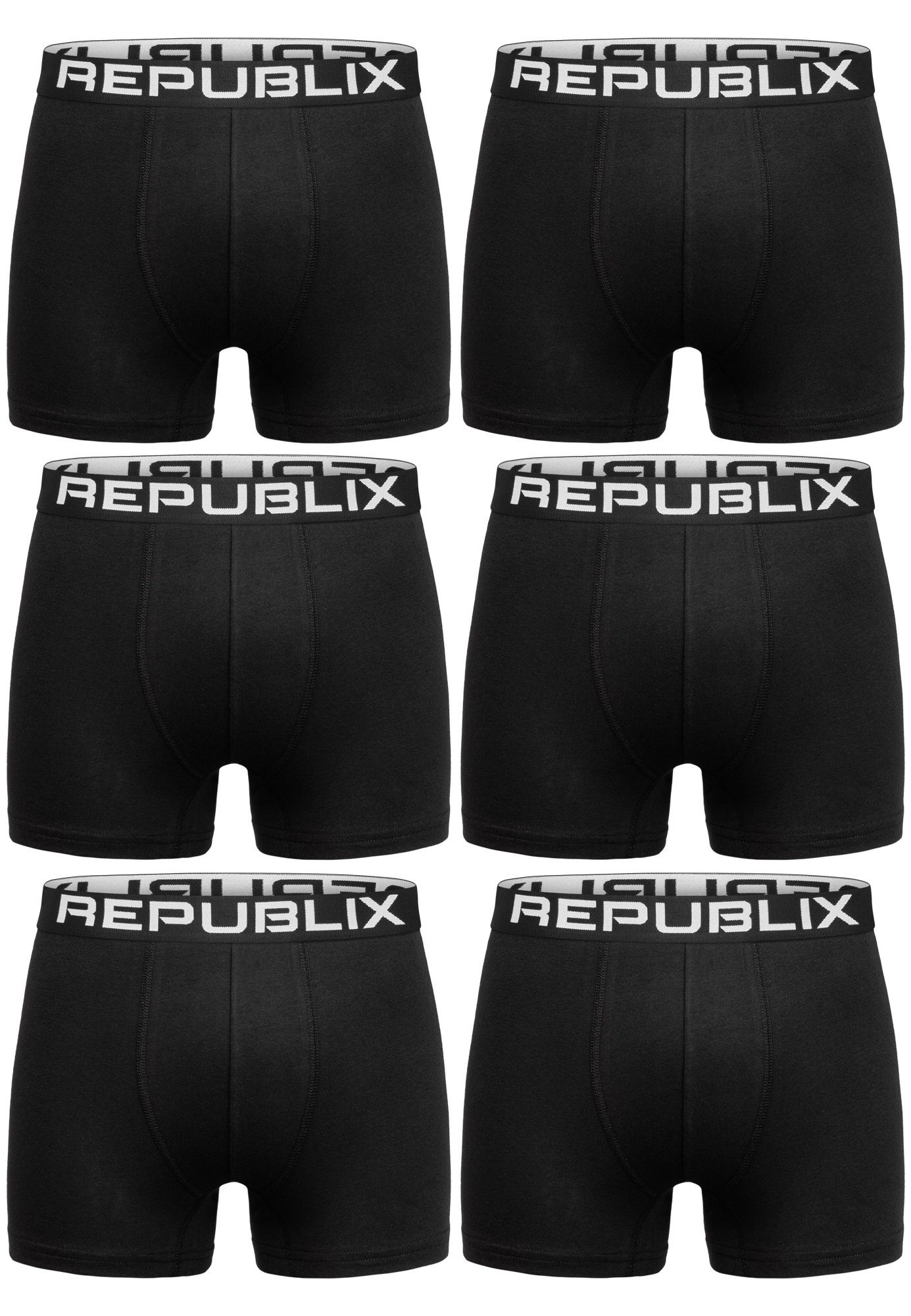 REPUBLIX Boxershorts 2. DON (6er-Pack) Herren Baumwolle Männer Unterhose Un günstig online kaufen