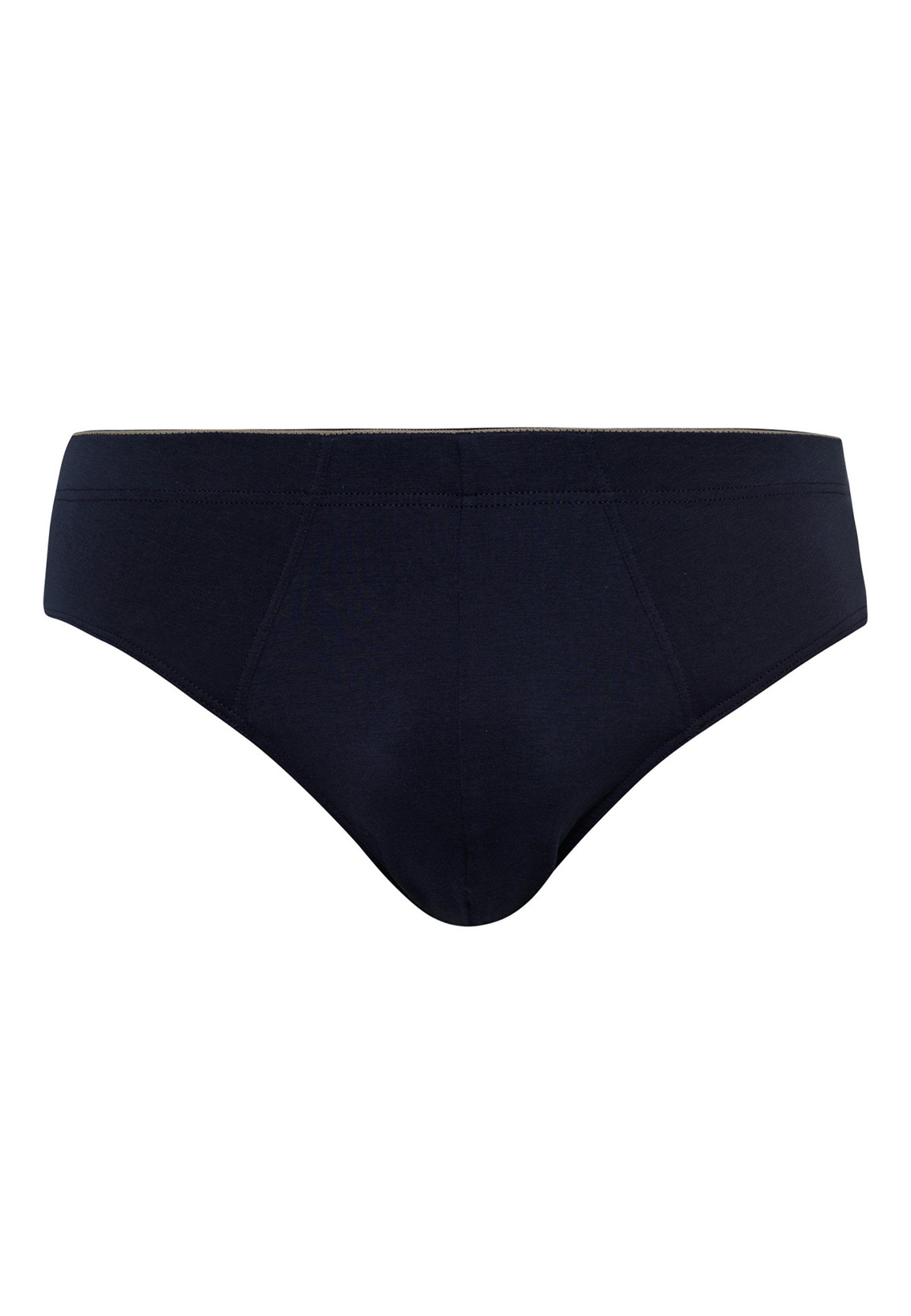 Midnight (1-St) - Hanro Superior Navy Slip Unterhose - Slip / Eingriff Baumwolle - Ohne Cotton
