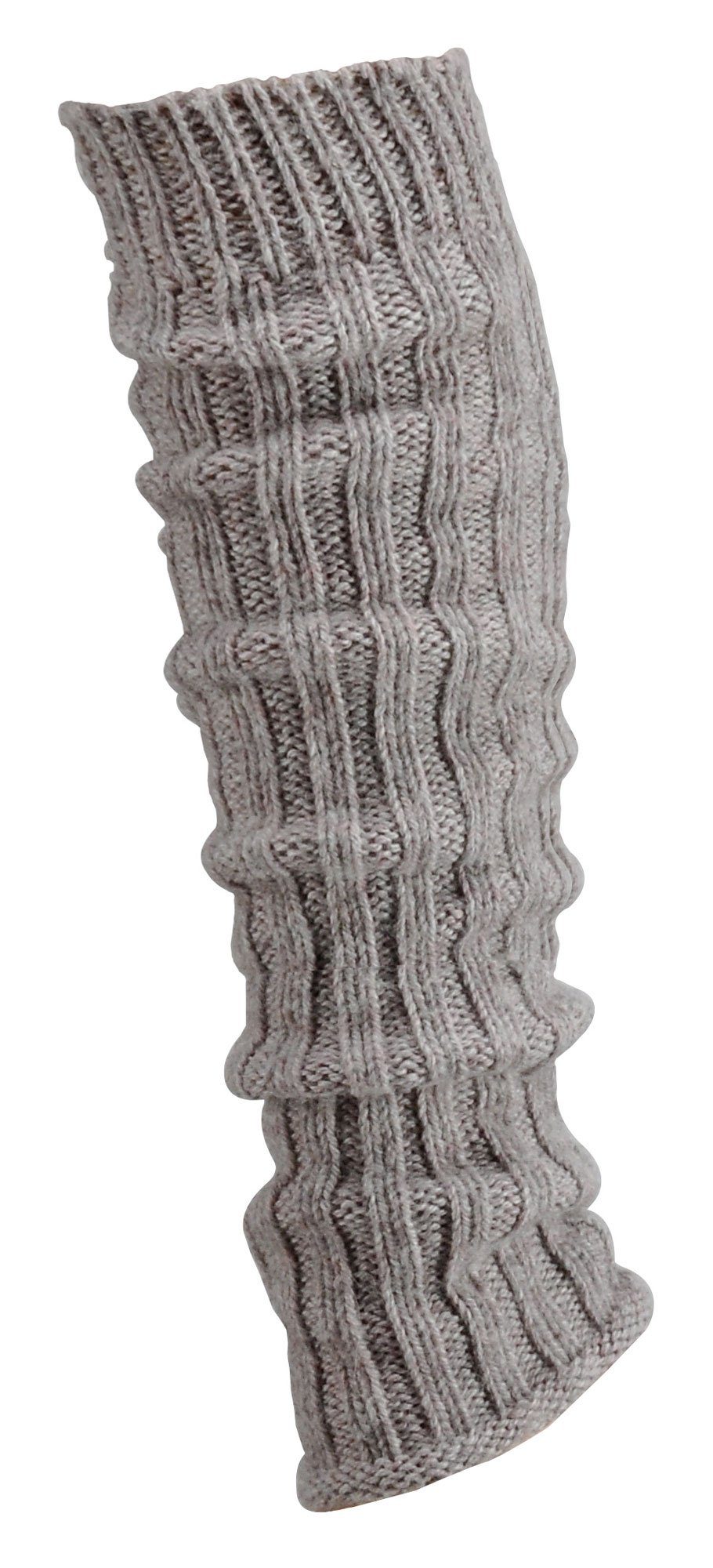 1 (Schaf Legwarmers Alpaka) Paar Wolle Beinstulpen Taupe Stulpen, Beinwärmer, 24 TippTexx und mit