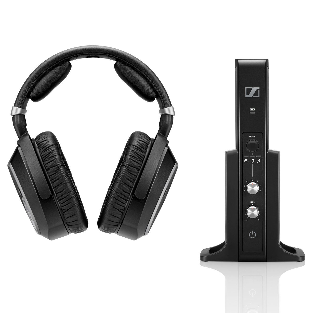 Sennheiser RS 195-U Funk-Kopfhörer (Sprachverständlichkeitsfunktion, Kabelgebunden)