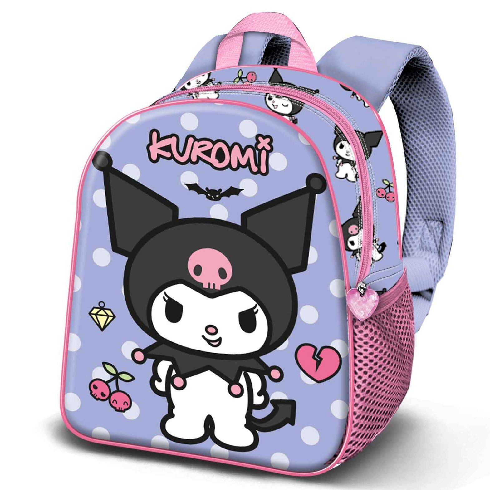 Kinderrucksack Sanrio Kuromi 3D kleiner Rucksack Kindertasche Kindergartenrucksack