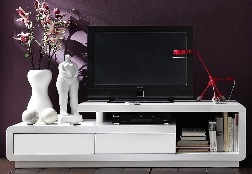 MCA furniture Lowboard Celia, Für max. 50 Zoll 84 TV Kg bis